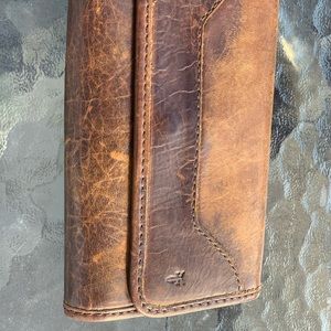 Frye Melissa wallet , antiqued leather , brand new
